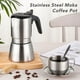 thumbnail image 4 of Cafetera Moka cafetera Moka de acero inoxidable fácil de operar extracción uniforme para el hogar ANGGREK Otros, 4 of 8