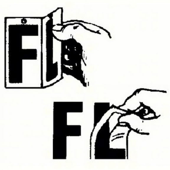 New 3" Solid Letters & Numbers seachoice 77171 Letters E Black