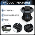 thumbnail image 5 of Unique Bargains Cup Holder 2.95" Car Universal Car Air Vent Cup Holder with Hook Plastic Black Gray 1 Pc, 5 of 6