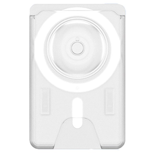 Estuche para Tarjetas Con Conector Wallet Agarre Magnético (transparente)