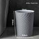 thumbnail image 2 of Plastic Small Trash Can Wastebasket, Garbage Container Basket for Bathrooms, Kitchens, Offices, Dorms, (Grey), 2 of 5