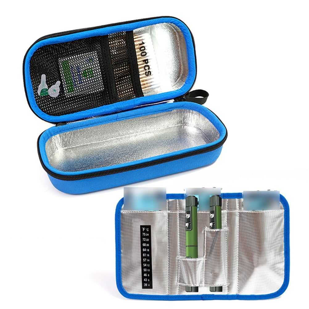 NICEXMAS 1pc Portable Insulin Cooler Bag Waterproof Diabetic Organizer