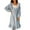 B-Light Blue, variant on Gytharion Women's Coral Velvet Mid-Length Nightgowns Winter Fuzzy Fleece Warm Square Neck Bow Sleepwear Cute Solid Ruffled Hem Nightdress Soft Cozy Long Sleeve Plush Nightshirt