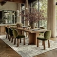 thumbnail image 3 of BERTHMEER 5'x7' Area Rugs for Living Room Bedroom Dining Room Office Farmhouse Modern Abstract Contemporary Distressed Machine Washable Rugs Carpets, Green, 3 of 7