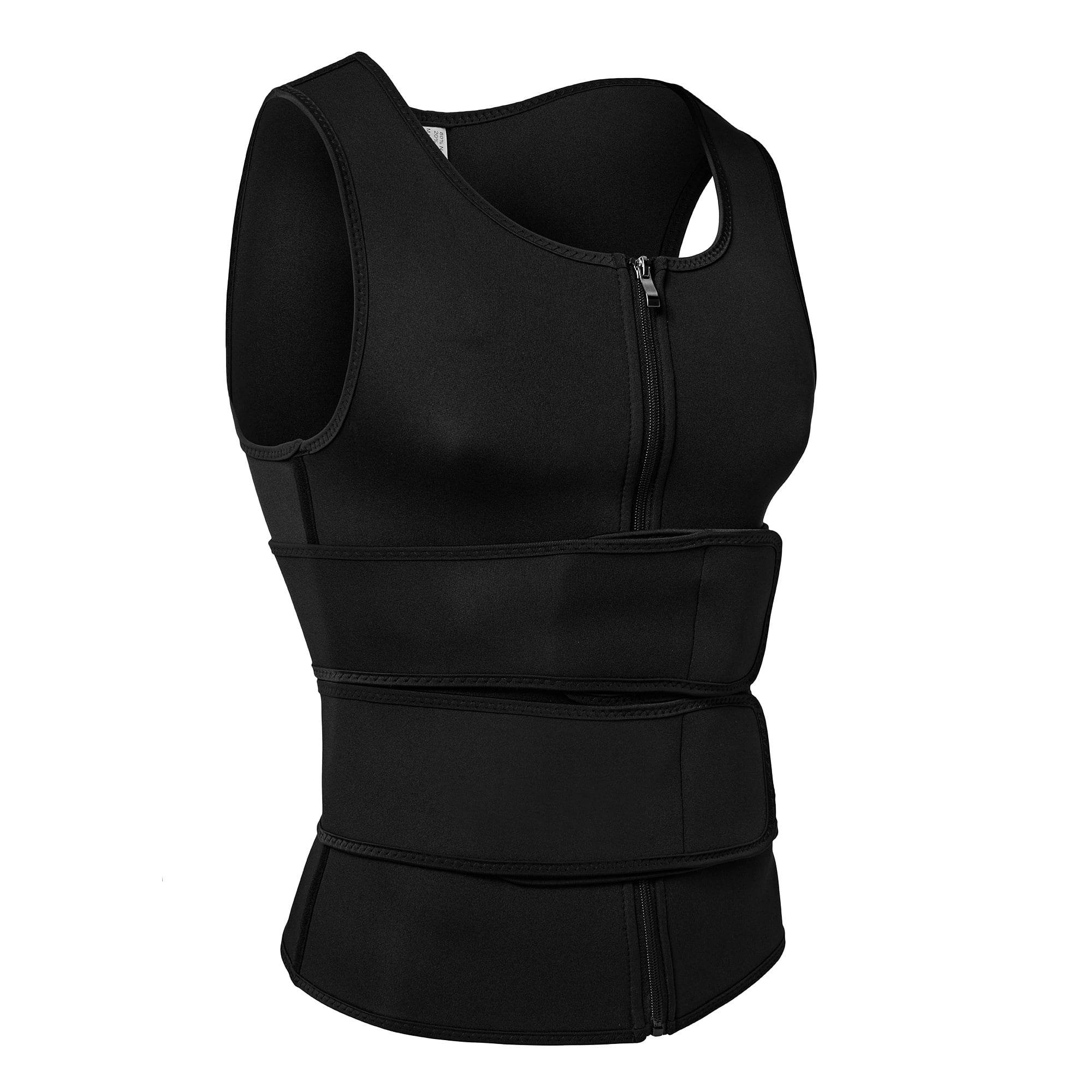 Sauna zipper vest sale