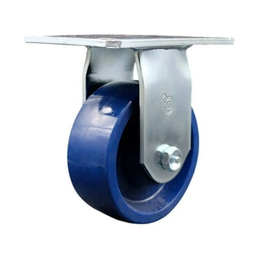 5 Inch Heavy Duty Top Plate Solid Poly Rigid Caster with Ball Bearing SCC
