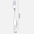 thumbnail image 2 of MAOWAPLG 304 Stainless Steel Lovers Coffee Spoon Valentines Day Dessert Spoon Fork Gift Tableware, 2 of 11