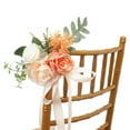 thumbnail image 2 of 1Pack Aisle Chair Back Floral Simulation Flower Photography Prop Ceremony New Style Arrangement Beautiful Artificial Flowers, 2 of 15