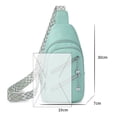 thumbnail image 3 of TIEVOSA Sac pour Femmes Peut Tre Relié avec Câble de Données USB Sac Messager Sac de Poitrine Décontracté Sac à Dos Grande Capacité, 3 of 5