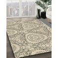 thumbnail image 2 of Ahgly Company Indoor Square Patterned Dark Almond Brown Area Rugs, 3' Square, 2 of 6