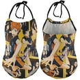 thumbnail image 6 of Haikyuu Team Girl's Swimsuit One-piece Summer Hawaii Beach Kid's Swimwear Bathing Suits Halterneck Beachwear, 6 of 7