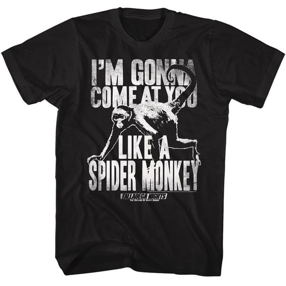 Talladega Nights Like A Spider Monkey Black Adult T-Shirt 2Xl