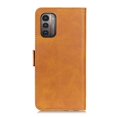 thumbnail image 3 of KAIYANG Funda protectora de cuero con diseño de vaca y ventosa lateral para Nokia G11/G21, color marrón, estilo C, para Nokia G21 4G, color amarillo, 3 of 5