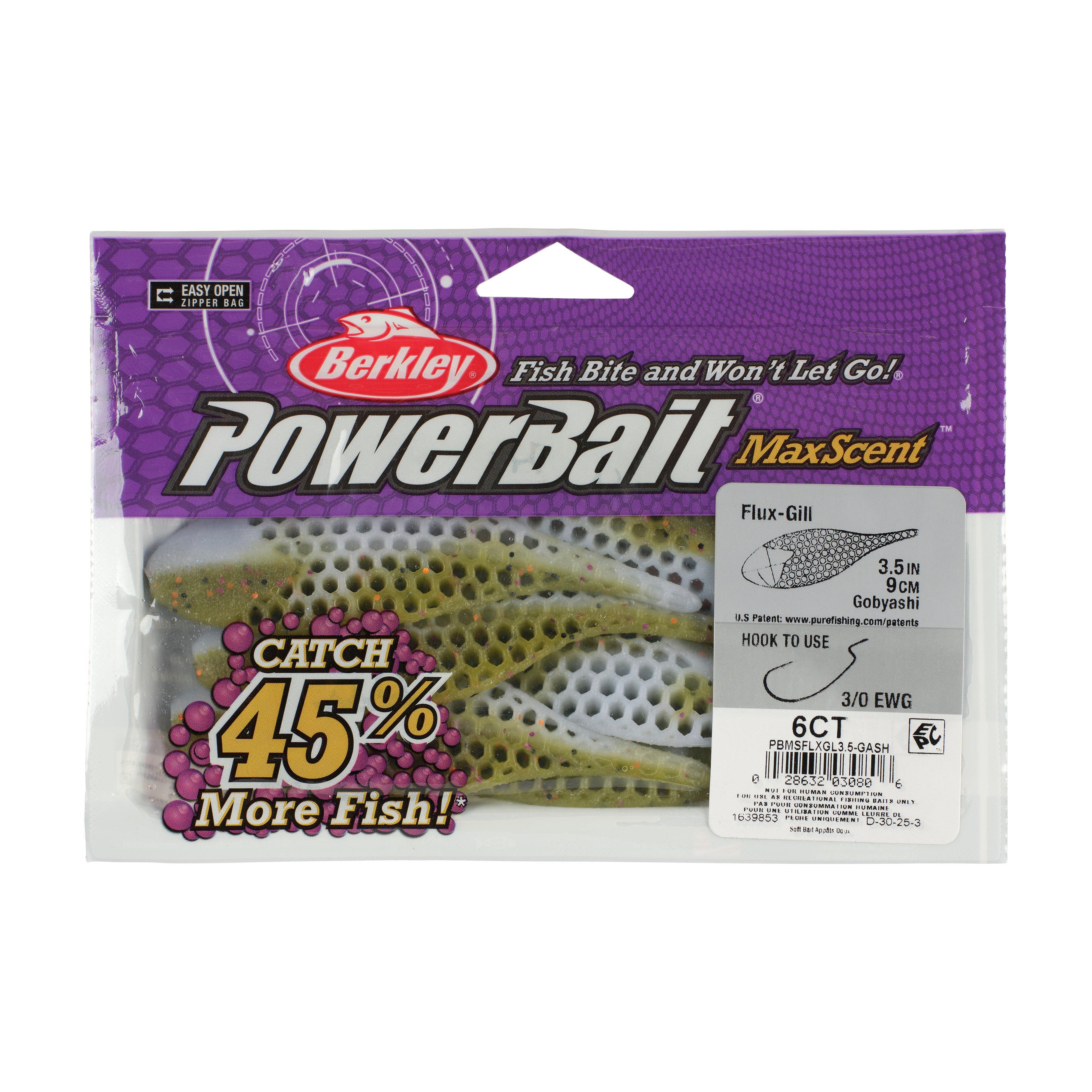 Berkley PowerBait® MaxScent Flux-Gill, 3.5 in, Gobyashi