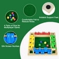 thumbnail image 4 of 2pcs Wooden Shut The Box Dice Game for 4 Players - Family Pub Math Strategy Activity with 8 Dice, 4 of 5