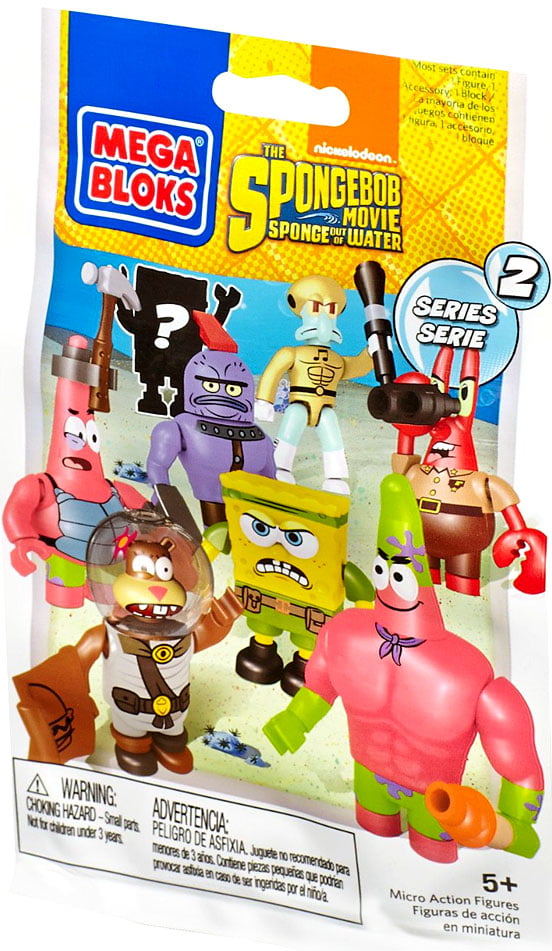 MEGA Bloks SpongeBob Squarepants spugna fuori d'acqua esclusivo 2015 minifigura 
