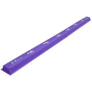 Z Athletic 9ft Low Beam Folding with Footprints for Gymnastics (Purple)
