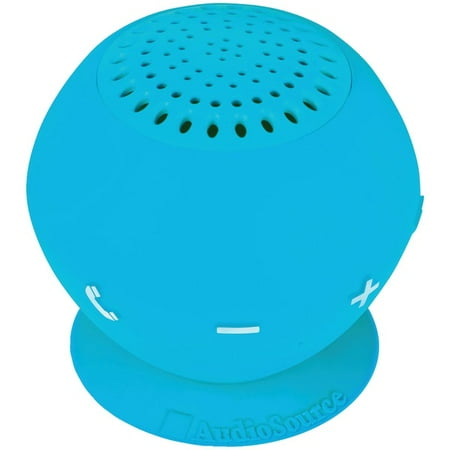 AudioSource SP2BLU Sound pOp Water-Resistant Bluetooth Speaker, Blue