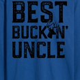 thumbnail image 3 of Instant Message - Best Buckin Uncle - Men's Long Sleeve T-Shirt, 3 of 6
