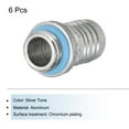 thumbnail image 3 of Uxcell Hose Barb Fittings G1/4 x 14mm Thread Male Aluminum Pipe Fitting Adapter for Water Cooling System Pack of 6, 3 of 4