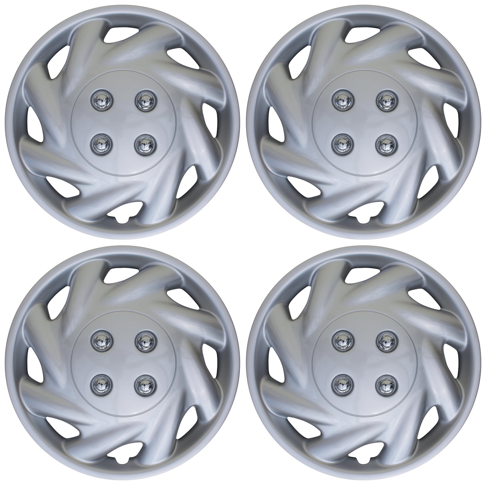For VW New 14 inch Hubcaps Silver Rim Wheel Covers Hub Cap Full Lug Skin Set 547