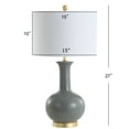thumbnail image 5 of JONATHAN Y Brussels 27" Contemporary Transitional Ceramic/Metal LED Table Lamp, Gray/Brass, JYL6208B, 5 of 7