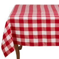 Fennco Styles Buffalo Plaid Collection Classic Checked Cotton Blend Table Linens