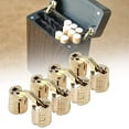thumbnail image 1 of SHAR 4pcs 16MM Brass Concealed Hinge, Barrel Shape Concealed Hinge, 1 of 5