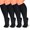 Black, variant on Plus Size Compression Socks for Women Men 20-30 mmHg 2xl 3xl 4xl , Wide Calf High Tights Long SocksStockings Best Support for Circulation, Running