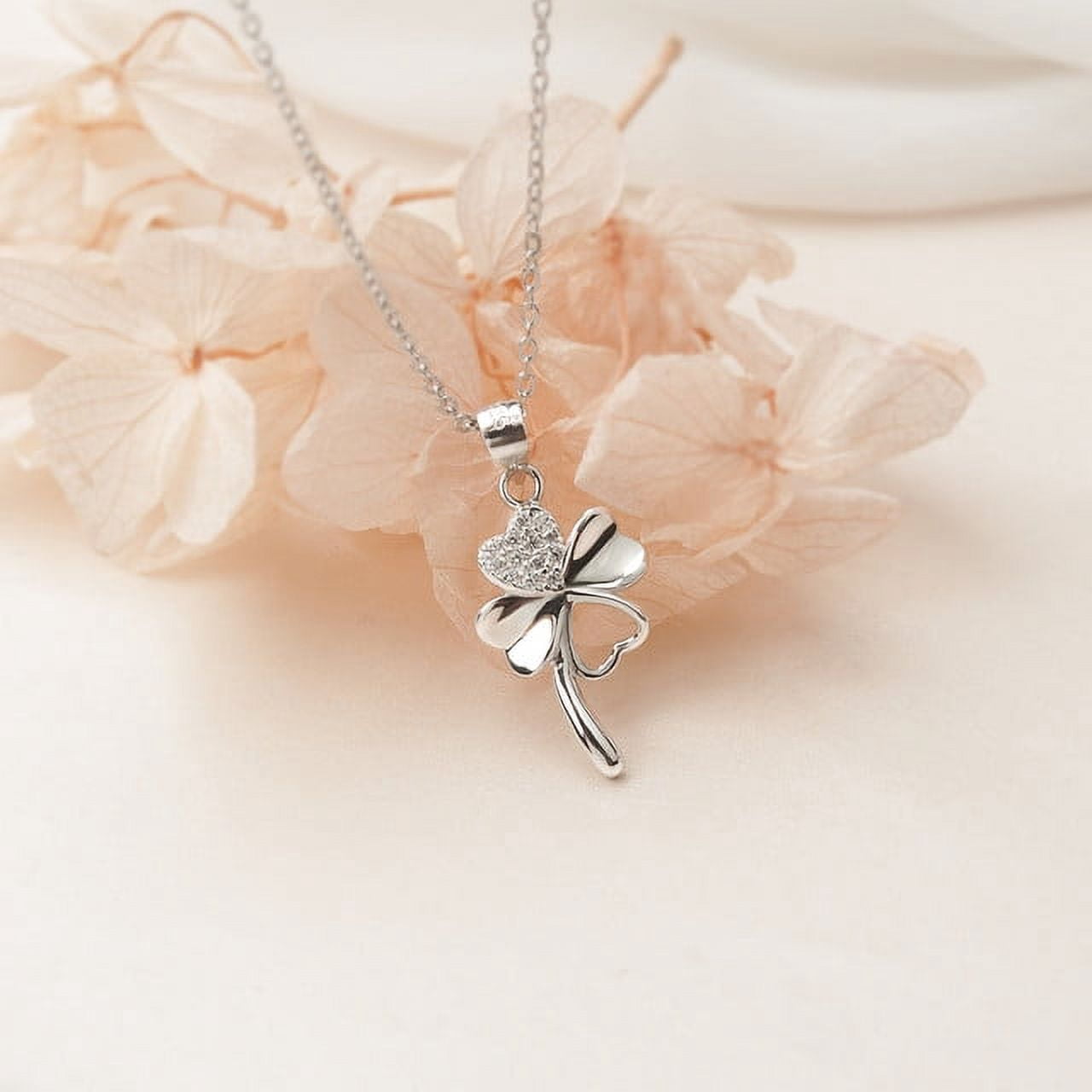 Personalized Best Friend Gifts - Gifts for BFF - Best Friend Necklace - Custom Gifts for Friends - Friendship Necklace - Sterling Silver Clover necklace
