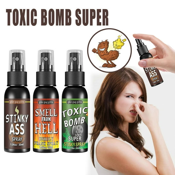 30ml Fart Gag Spray Prank Joke Smelly Stinky Gags Party Supplies Liquid Fart Gag for Adults Kids Non Toxic for Halloween
