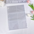 thumbnail image 2 of A4 Jiugongge PP libro de tarjetas transparente de hojas sueltas página interior juego de cartas estrella colección de tarjetas tesoro sueño foto álbum tarjeta página, 2 of 4