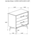 thumbnail image 2 of Coaster Marlow 2-drawer Nightstand Rough Sawn Multi, 2 of 5