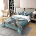 thumbnail image 3 of Erosebridal Housse de Couette Chic Étoile de Mer 100 % Coton Simple, Chalet Rétro, Déco Nautique de Mer, Réversible (Sans Couette), 3 of 6