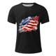 thumbnail image 3 of Camisetas de Manga Larga para Hombres Imprimir Casual Cuello Redondo Camiseta de Manga Corta, Camisetas de Manga Larga para Hombres Algodón, 3 of 4