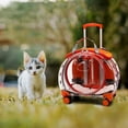 thumbnail image 1 of Bolsa de transporte para maleta con ruedas para , bolsa de burbujas para mascotas para , , bolsa de cápsula ventilada para , Naranja Yinane Caja de la carretilla, 1 of 8