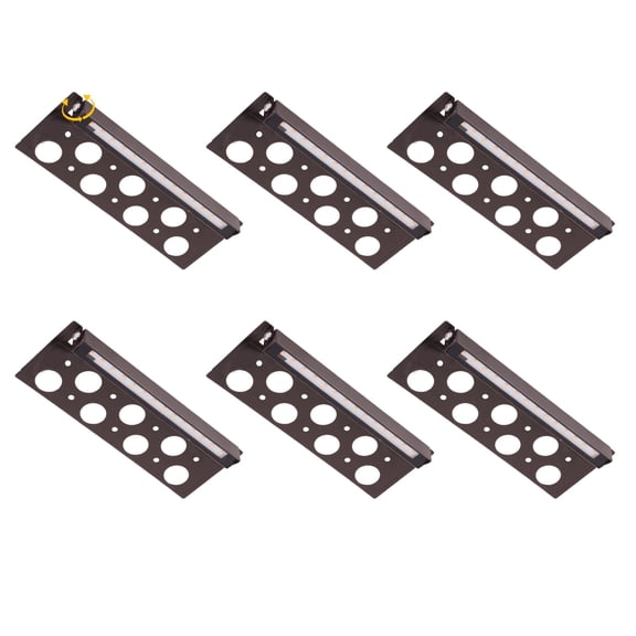 7.8in. LED Outdoor Stair Lights 4W Step Lights 3000K  Low Voltage Outdoor Wall lights 6-pack