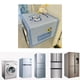 thumbnail image 5 of Funda para refrigerador de lino de algodón suave, lavable a máquina, protege del polvo, perfecta para el hogar, la oficina, la cocina y las mascotas. 19,7 x 51,2 pulgadas. Funda para, 5 of 8