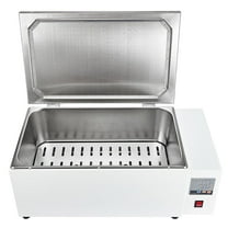 30L Lab Water Bath, Digital Thermostatic Water Bath, Heating Modules, Timing Function, 304 Stainless Steel for Laboratory Supplies