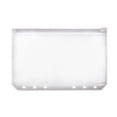 thumbnail image 1 of justharion 10 Pieces Zipper Pouch Container Convenient PVC Documents Pouches Document Holding Bag Storage Containers for Home Office School A5 Transparent, 1 of 5