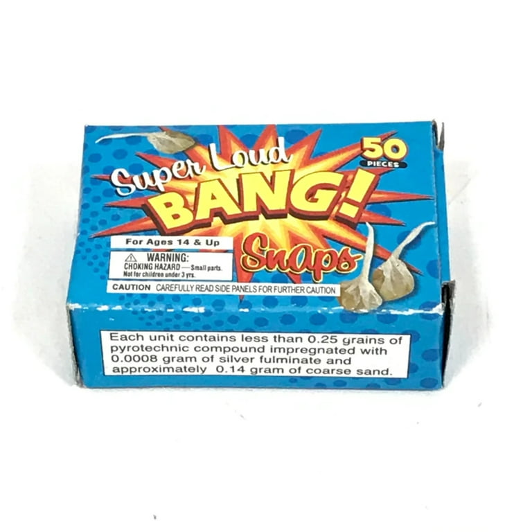 Nicky Bigs Novelties 50 Bang Party Snaps Snap Pop Pop Snapper Throwing  Poppers Trick Noise Maker 