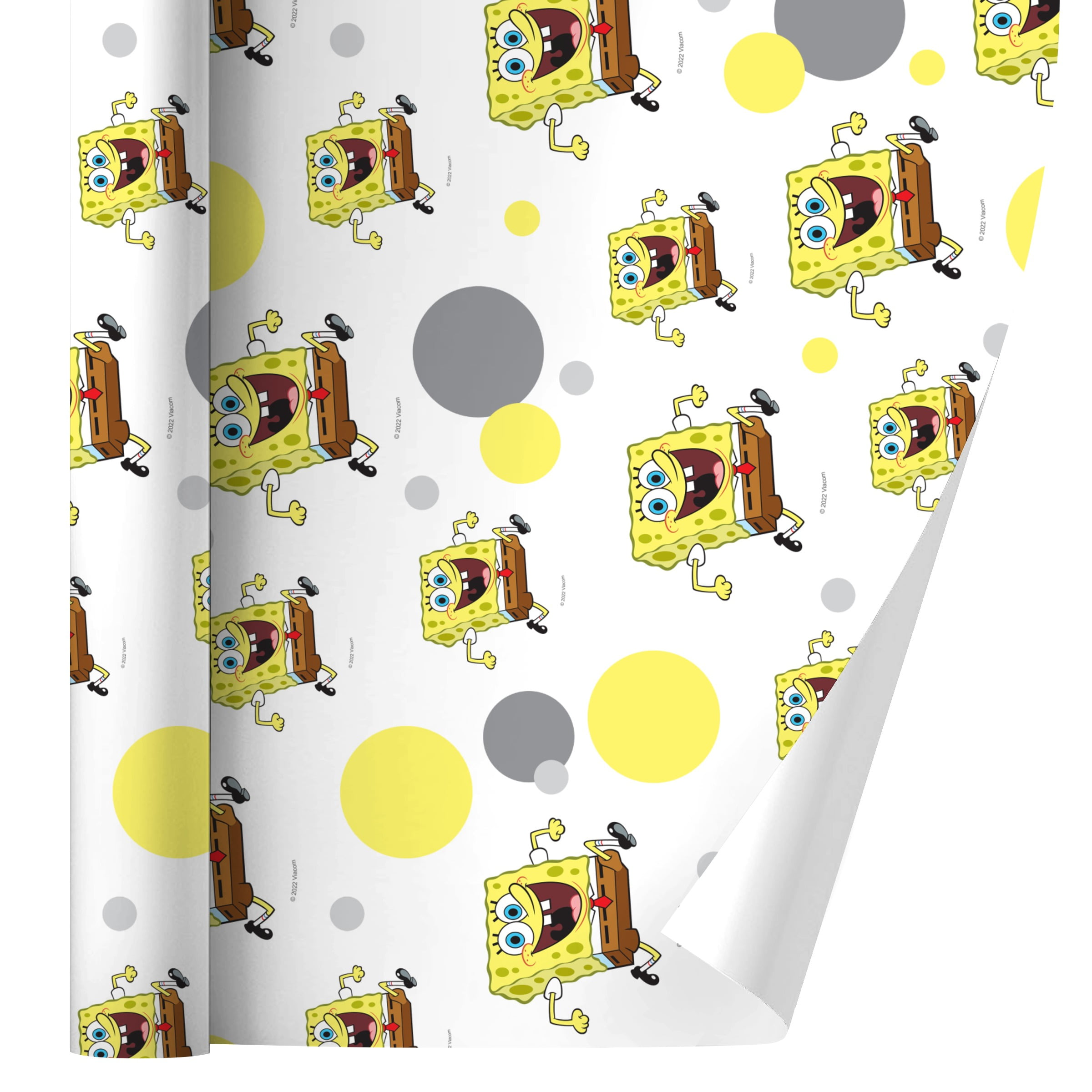 Running SpongeBob Gift Wrap Wrapping Paper Roll