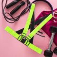 thumbnail image 4 of WHAMVOX Running Reflective Gear Reflective Vest Adjustable Light Green Safety Protection for Construction Sites 1Pcs, 4 of 8