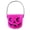A001- Pink, variant on Halloween Bucket 7X7X5 Inch Black Pumpkin Candy Bucket Trick Or Treat Bucket for Halloween Party Favors Candy Collection Kids Halloween Accessories 1 Pack