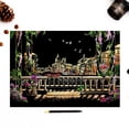 thumbnail image 4 of Scratchboard Serie Urbana Ciudad Escena Nocturna Pintura Papel Sketch Pad Niños Adultos Pintura Regalo Eigraketly FN003275-06, 4 of 6