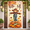 2A, variant on Rustic Design Hello Fall Banner Scarecrow Decoration Autumn Leaves Harvest for Seasonal Decor Thanksgiving Decoration Outdoor Events