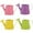 Assorted Color, variant on FRCOLOR 4-Pack Small Watering Cans for Plants and Flowers, Kid-Friendly Garden Watering Kettle, Compact Size 3.35" x 1.85" x 1.69"