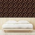 thumbnail image 3 of Ambesonne Floral Peel & Stick Wallpaper for Home, Golden Yellow Tones Flowers, 13"x72", Marigold Ginger and Black, 3 of 5