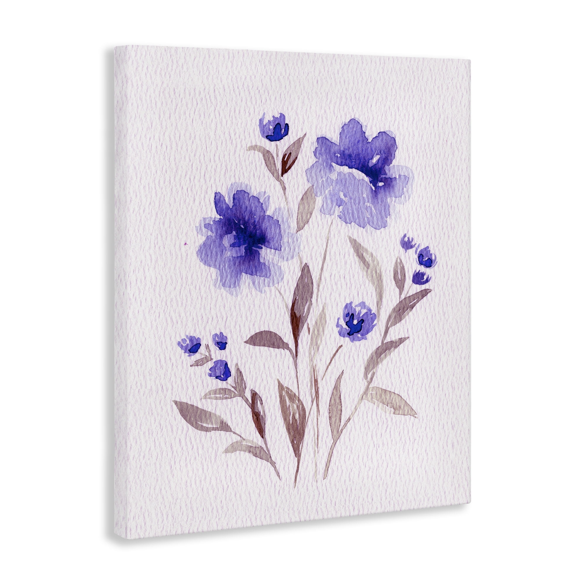 Stupell Industries Blooming Purple Flowers Canvas Wall Art, design by Leah Noel Art