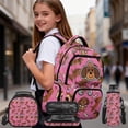 thumbnail image 2 of Pzuqiu Dachshund Dog 4-Piece Girls Backpack Set-17 Inch Large Capacity Backpack with Lunch Box Pencil Case Water Bottle Holder,Suitable for Elementary Middle School Back to School, 2 of 7